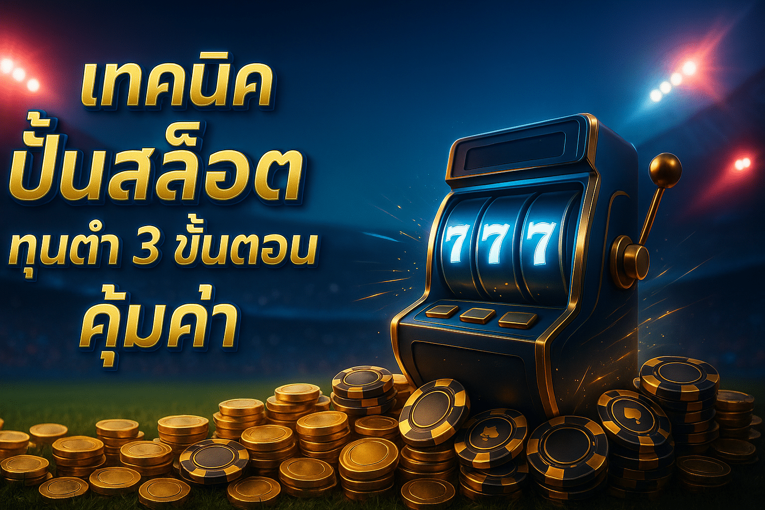 เทคนิค ปั้นสล็อต ทุนต่ำ